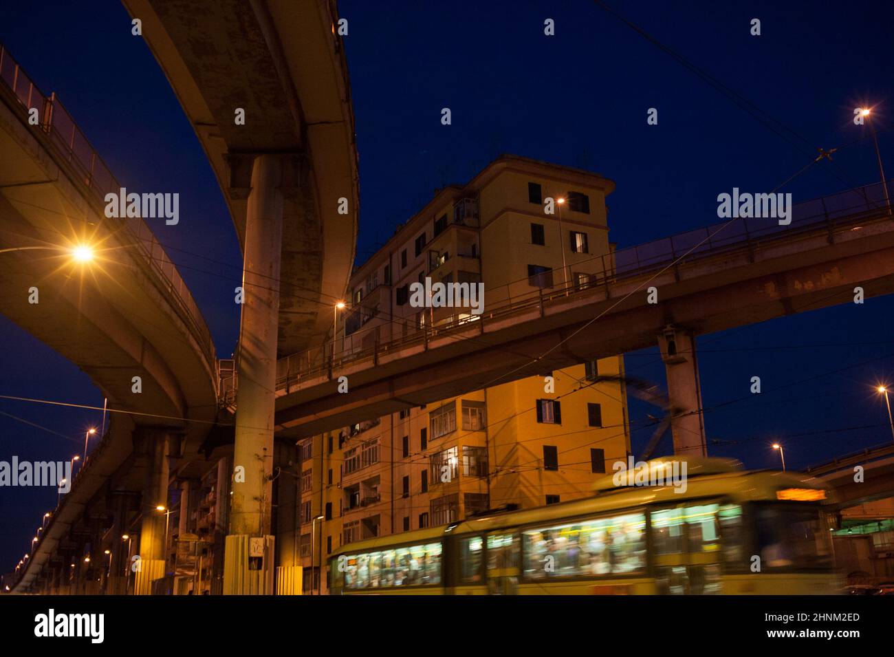 Rome, Italy 12/10/2014: Tangenziale Est overpass. © Andrea Sabbadini Stock Photo