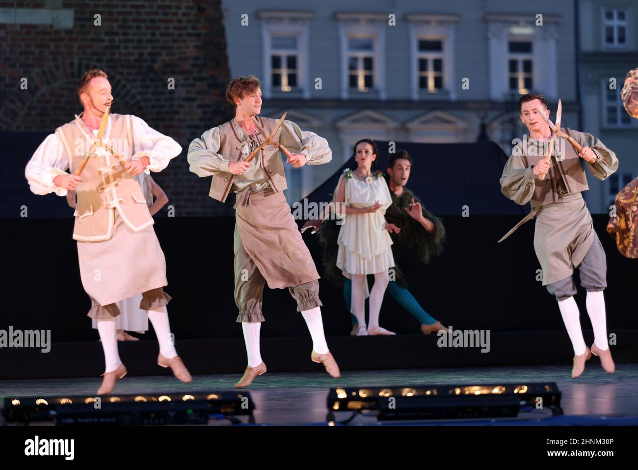 Krakow, Poland - 22nd Cracovia Danza Court Dance Festival Stock Photo