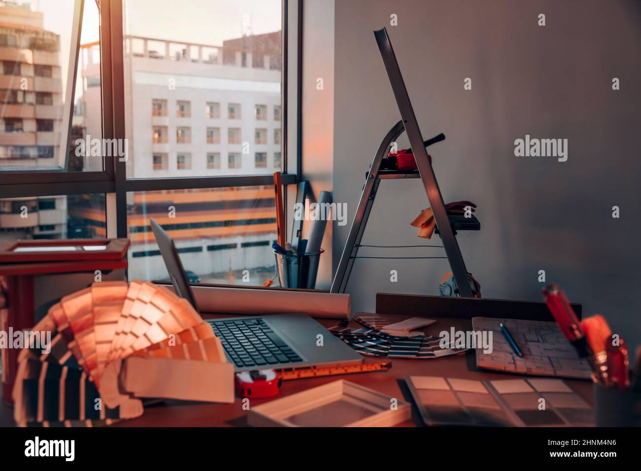 Interior Design Office. Renovation of Apartments. Making Decor in the