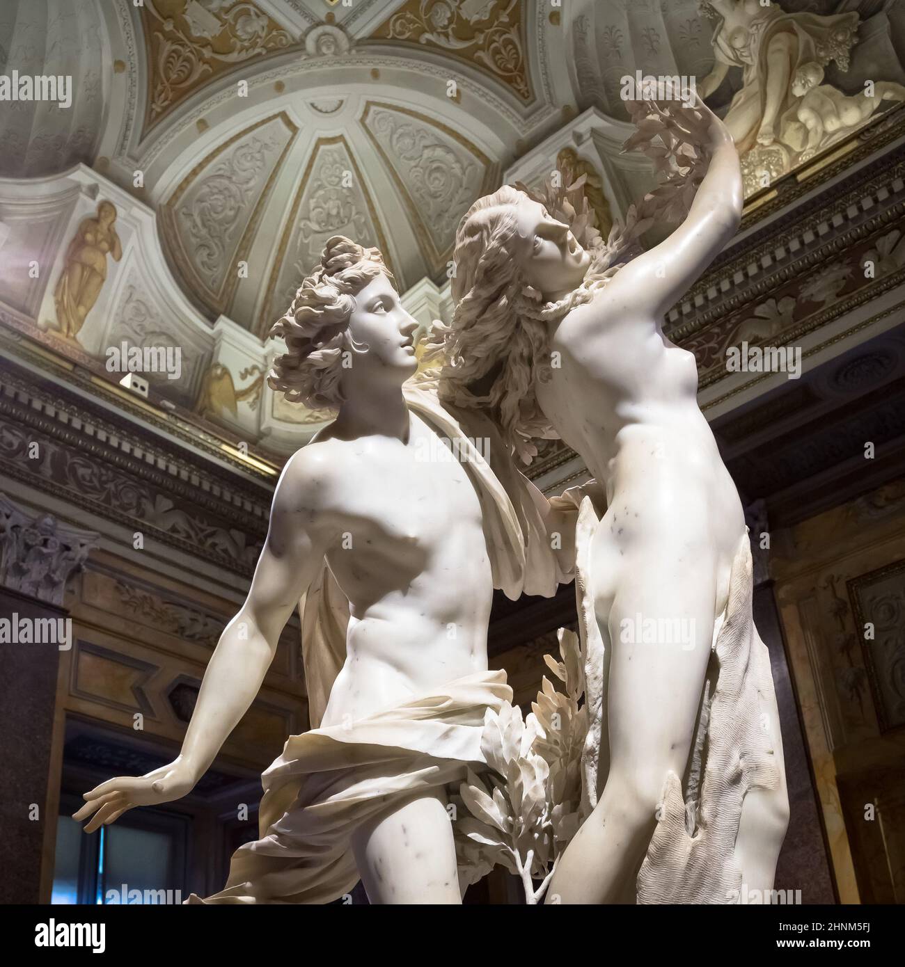 Bernini Statue: Apollo e Dafne (Apollo and Daphne) Stock Photo