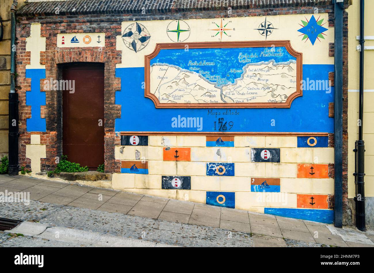 Basque Old Map Basque country map hi-res stock photography and images - Alamy