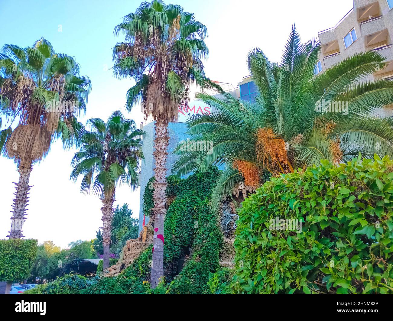 Tekirova, Antalya, Turkey - May 11, 2021: View of Armas Kaplan Paradise 5 Stock Photo