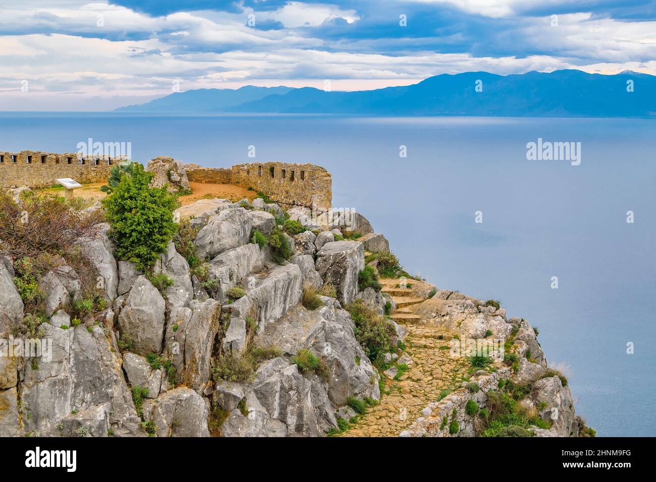 Nafplion Aerial View, Greece Stock Photo