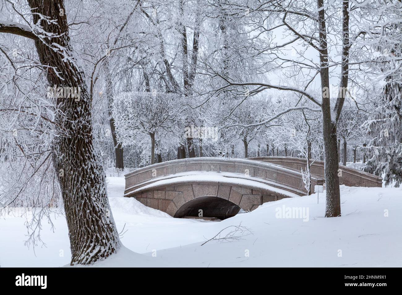 Catherine Park, Tsarskoe Selo, Pushkin, Saint Petersburg, Russia. Stock Photo