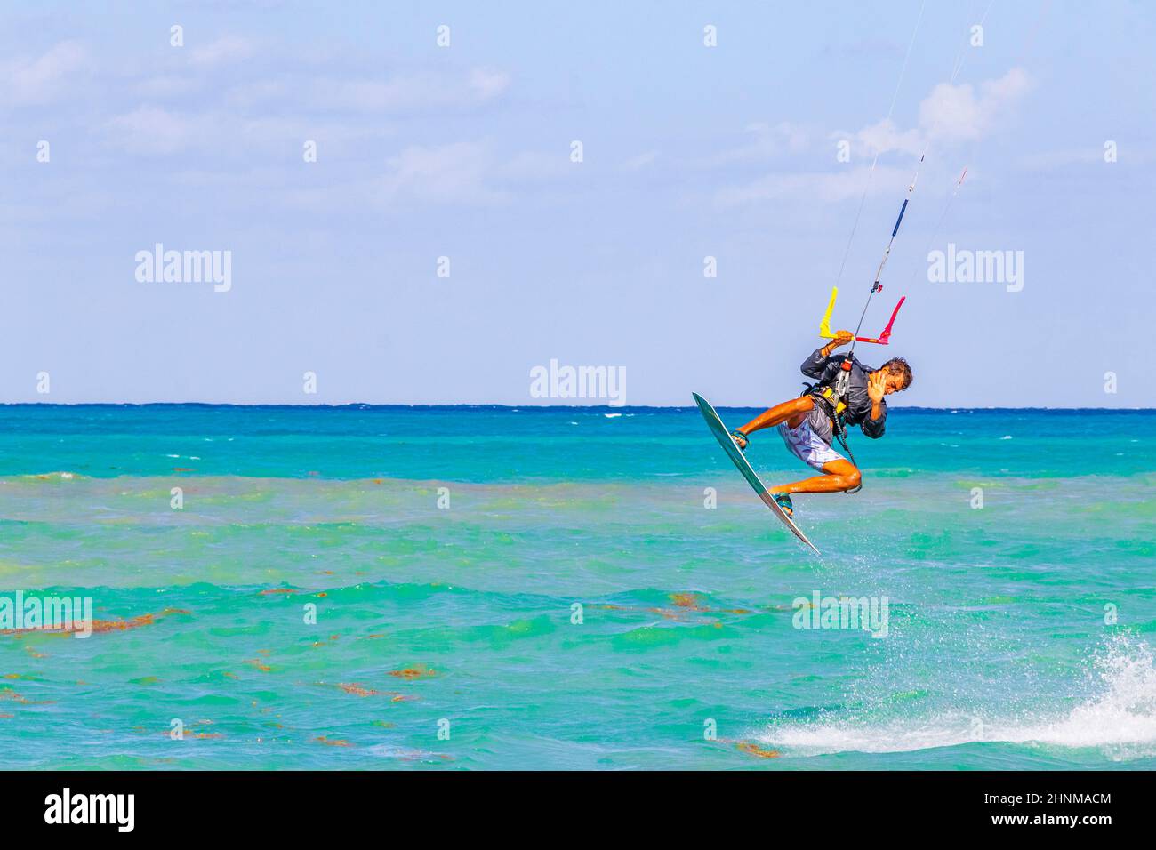 Water sport like kitesurfing kiteboarding wakeboarding Playa del Carmen
