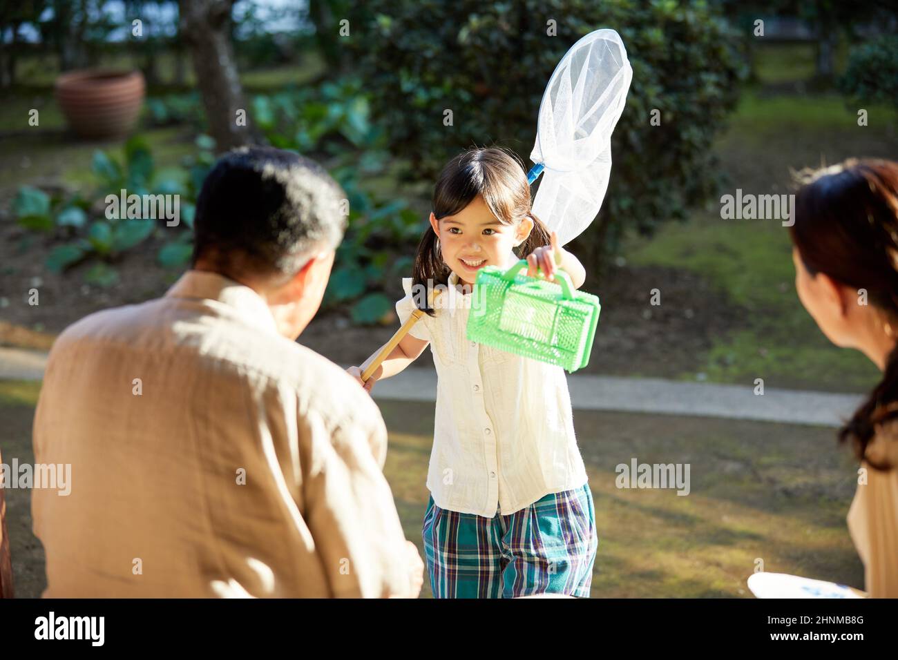 Japanese Kids On Summer Vacation Stock Photo Alamy