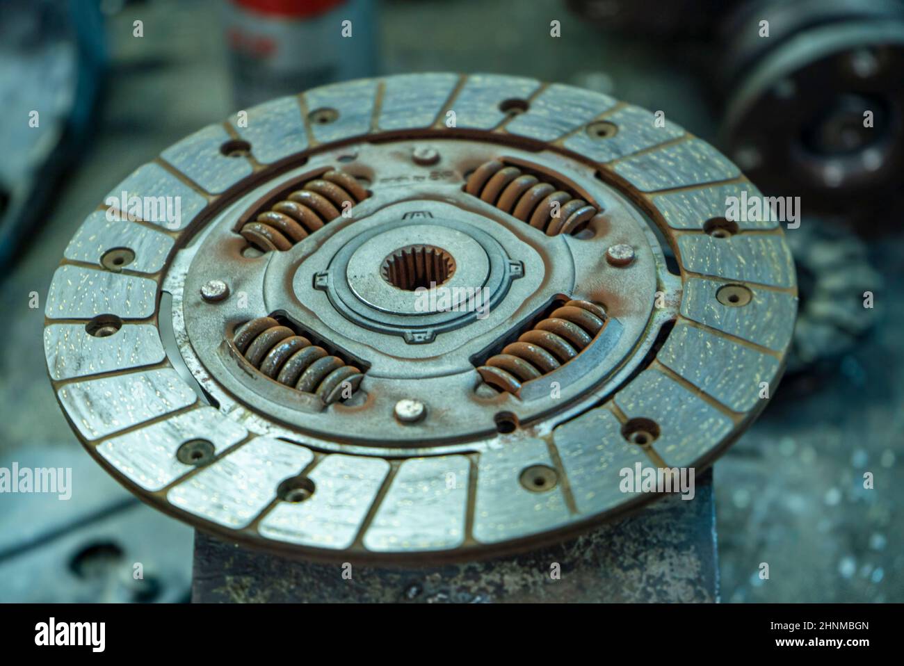 New car clutch 3 Stock Photo Alamy
