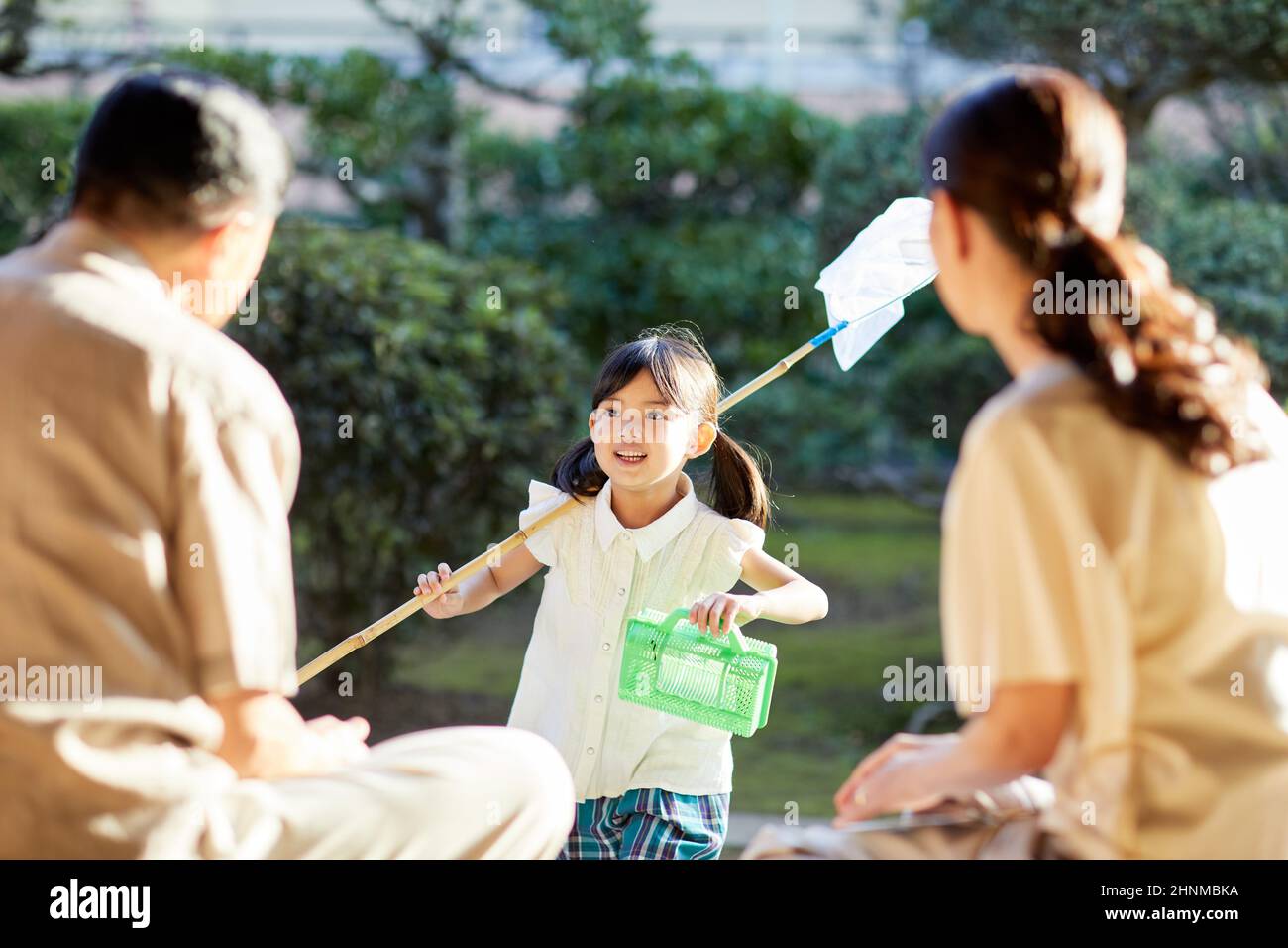 Japanese Kid On Summer Vacation Stock Photo Alamy