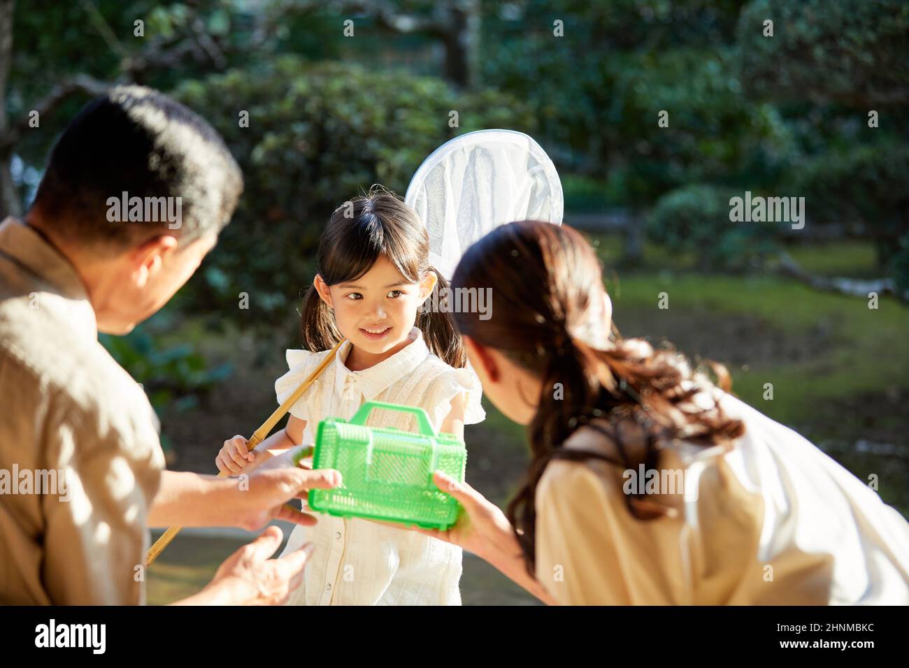 Japanese Kids On Summer Vacation Stock Photo Alamy