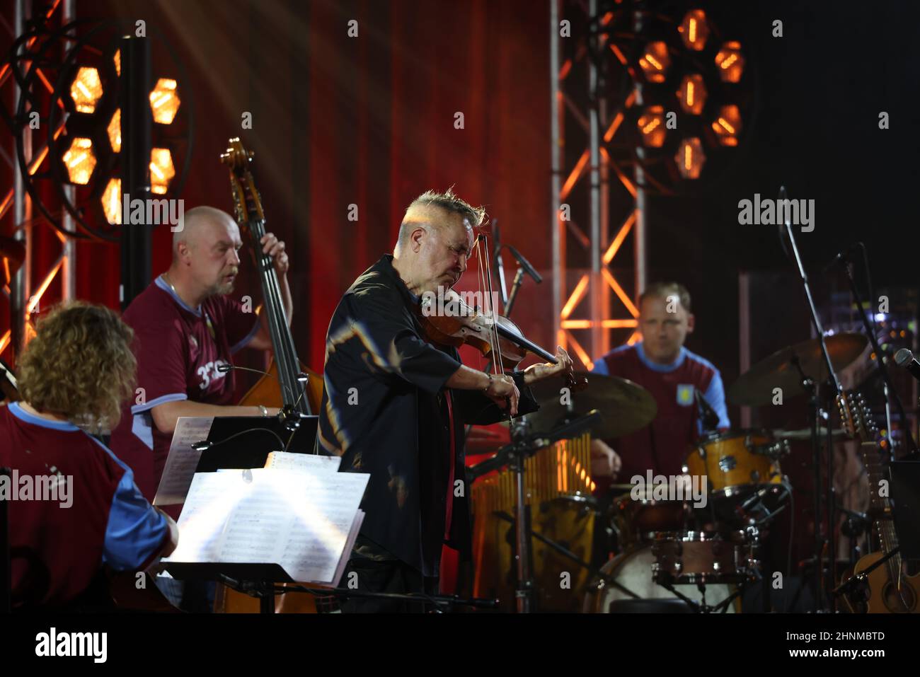 Nigel Kennedy live at 26rd edition of the Summer Jazz Festival in Krakow Stock Photo