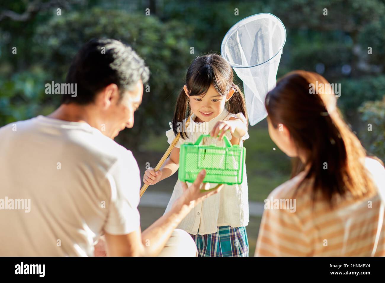 Japanese Kids On Summer Vacation Stock Photo Alamy