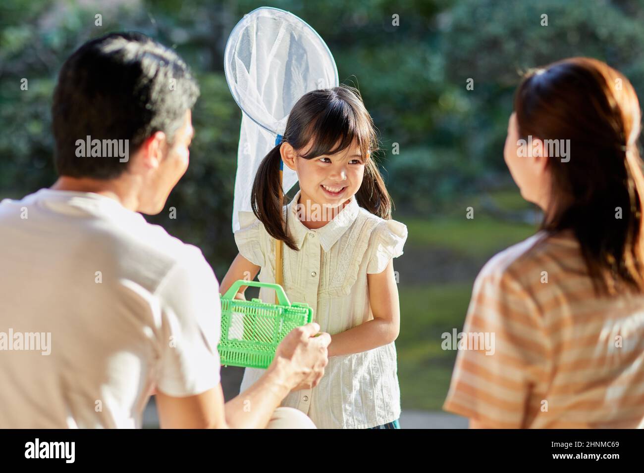 Japanese Kids On Summer Vacation Stock Photo Alamy