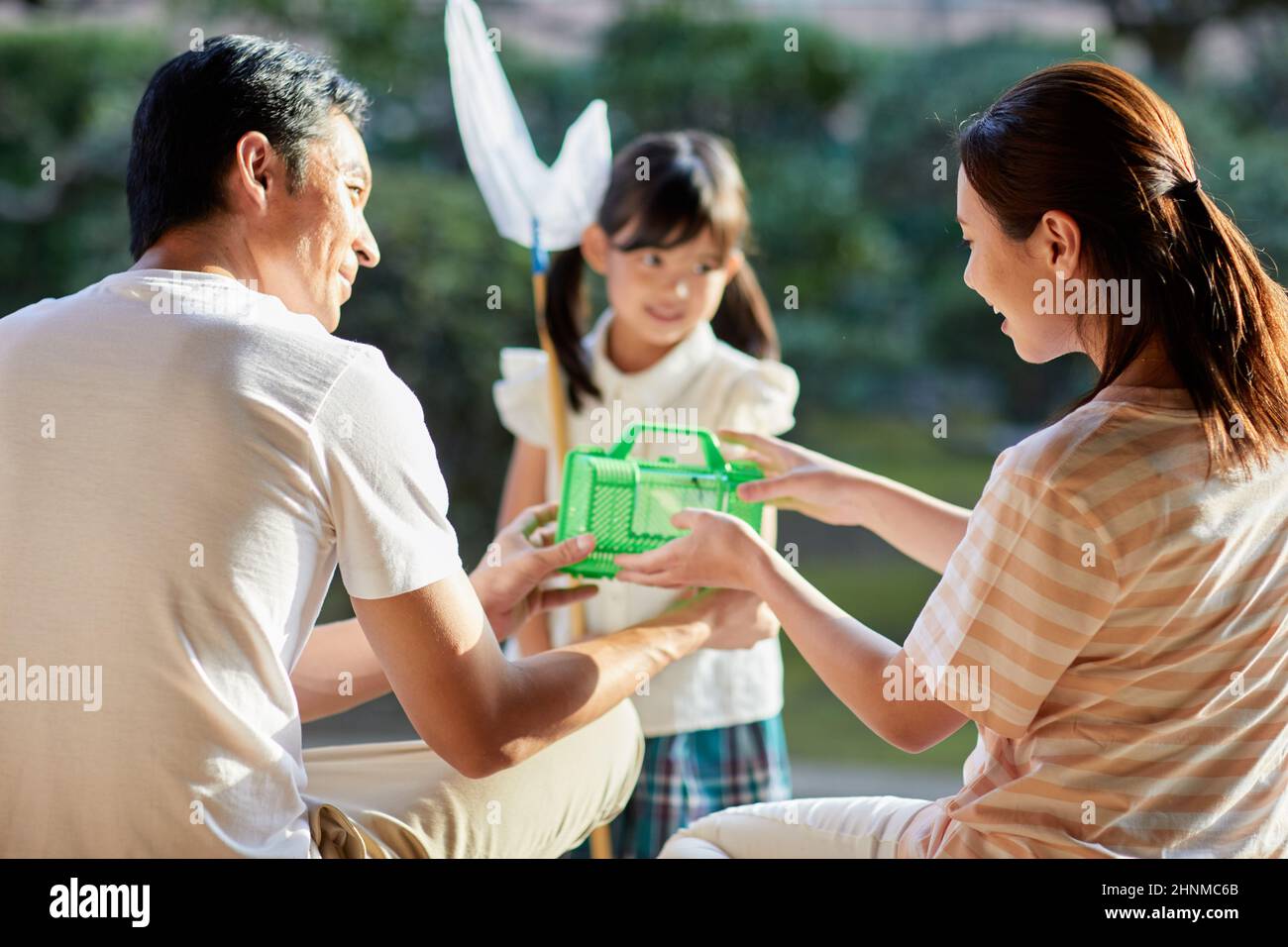 Japanese Kids On Summer Vacation Stock Photo Alamy