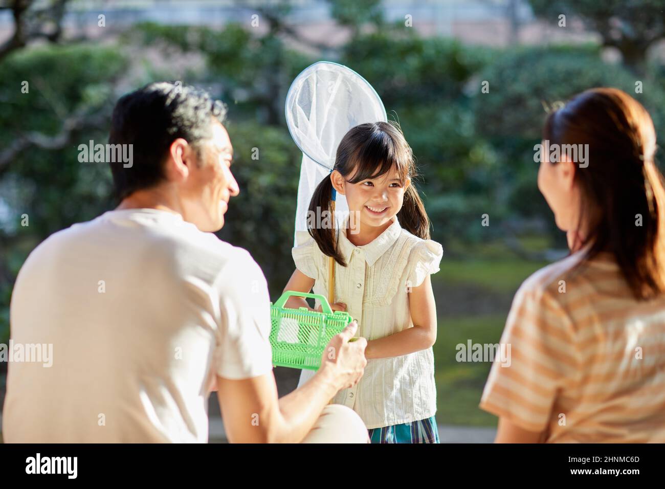 Japanese Kids On Summer Vacation Stock Photo Alamy