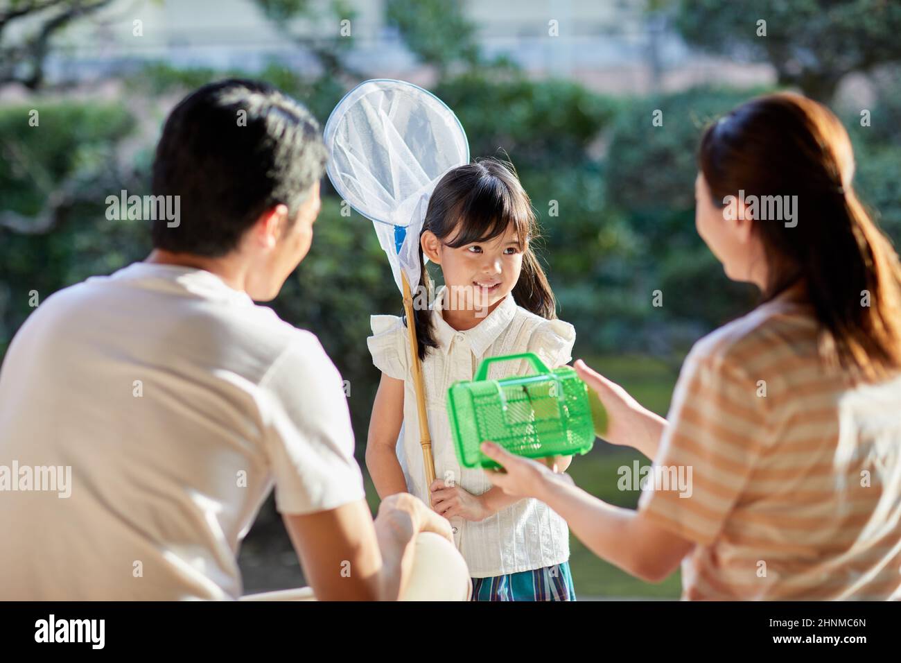 Japanese Kids On Summer Vacation Stock Photo Alamy
