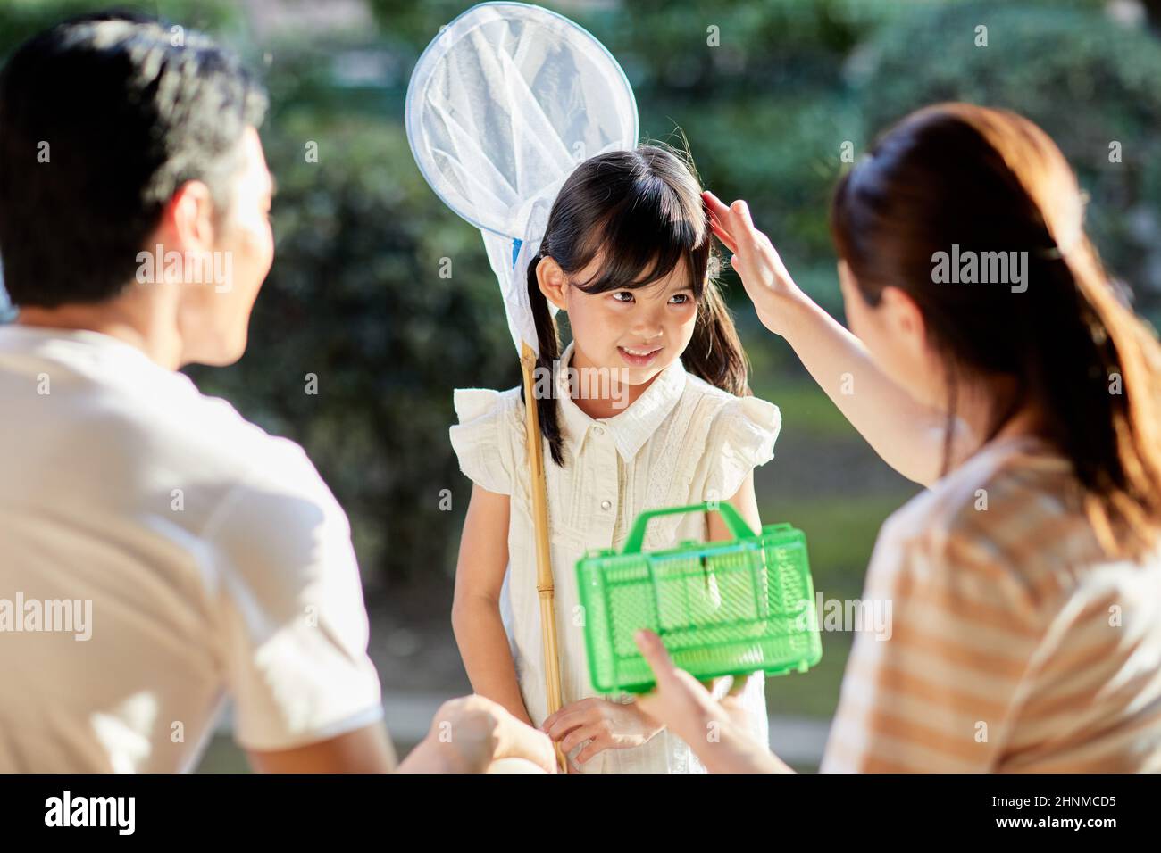 Japanese Kids On Summer Vacation Stock Photo Alamy