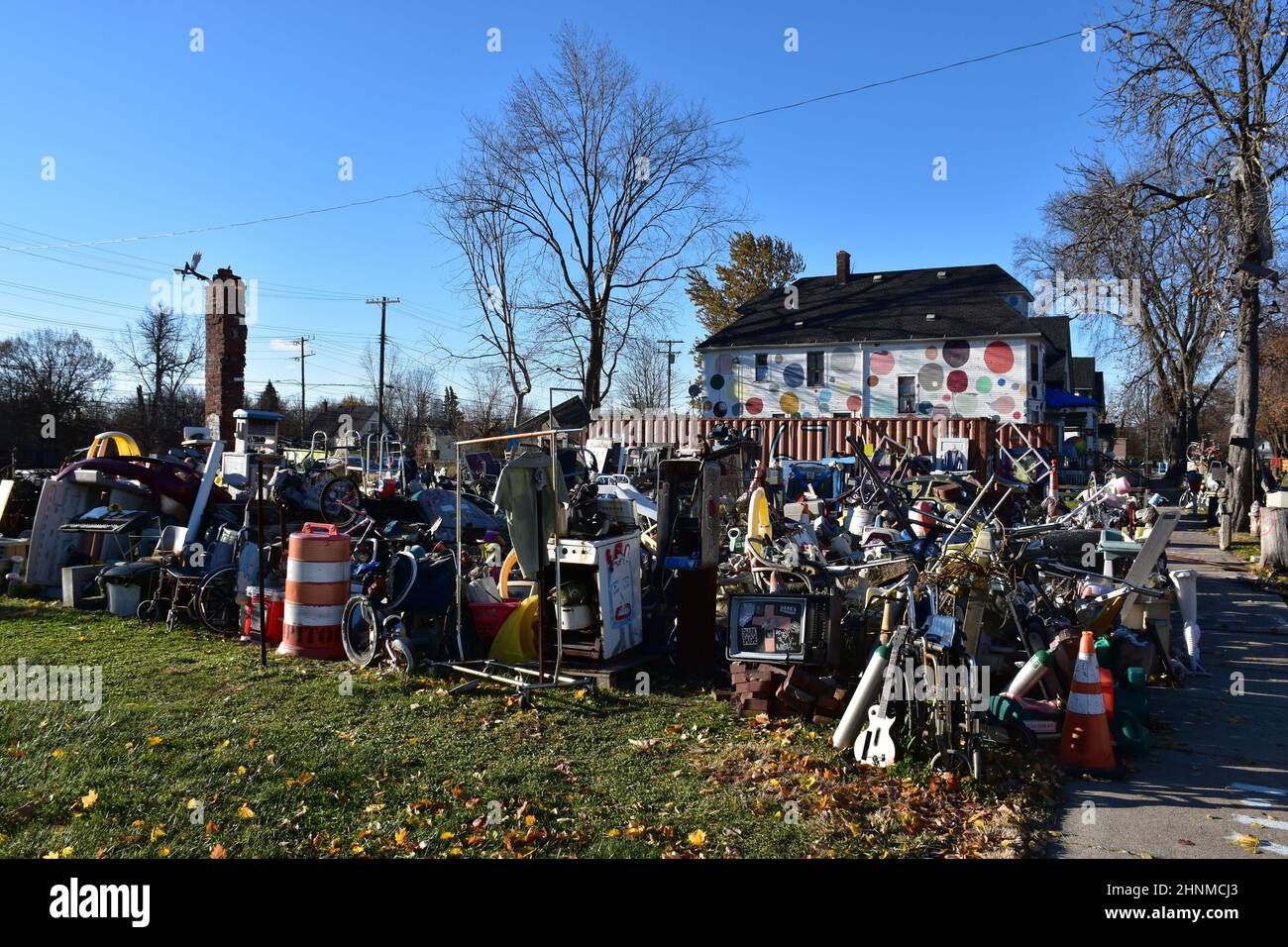The Heidelberg Project on Heidelberg St, created by Tyree Guyton