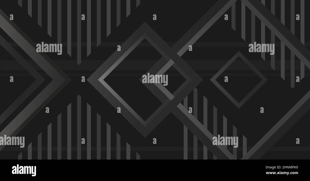 Abstract black background with gradient patterns - Vector illustration ...