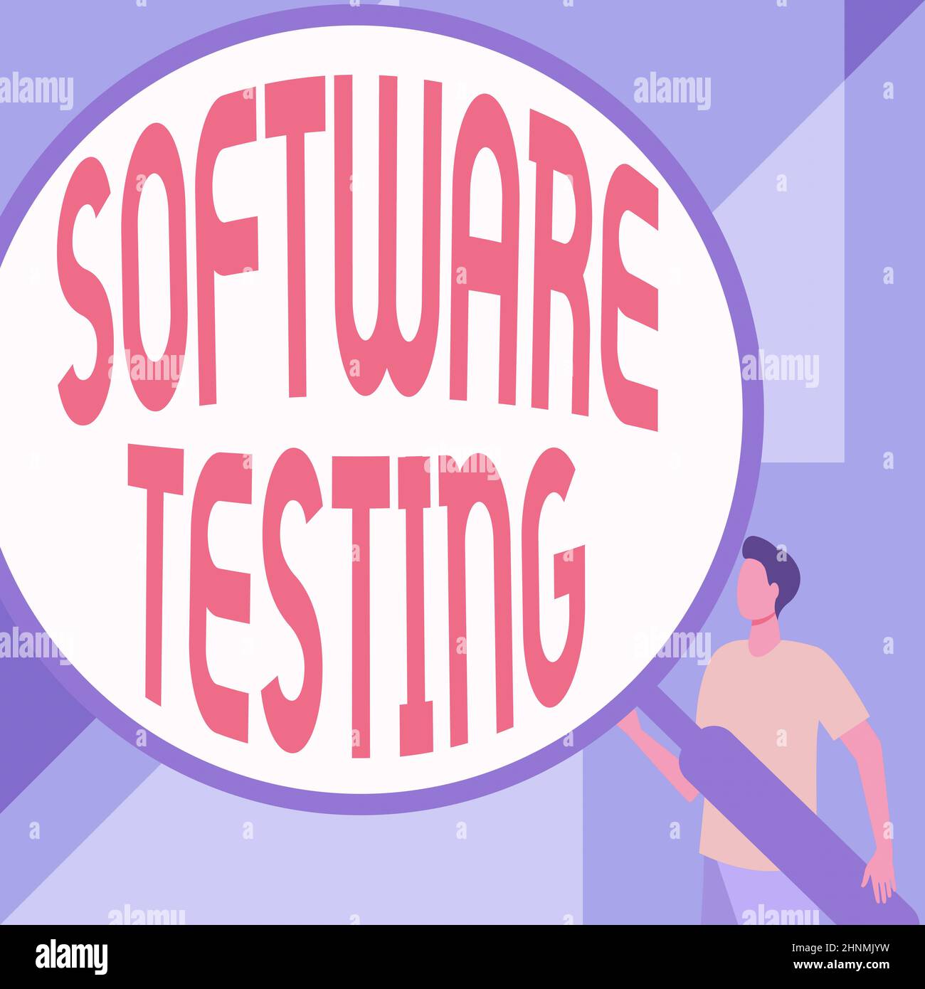Inspiration showing sign Software Testing, Business overview evaluate the functionality of a software application Gentleman Drawing Standing Holding L Stock Photo