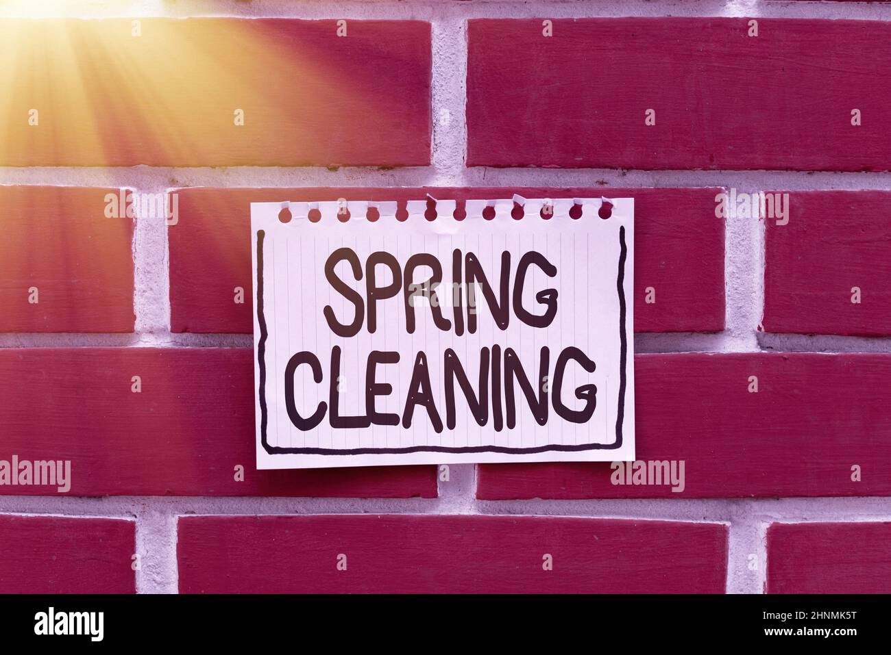Text showing inspiration Spring Cleaning, Business overview practice of ...
