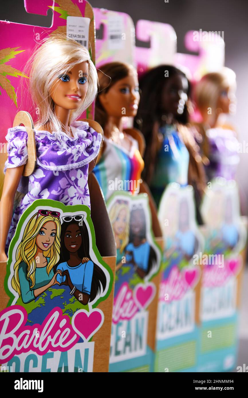 Barbie dolls of the Ocean collection Stock Photo - Alamy
