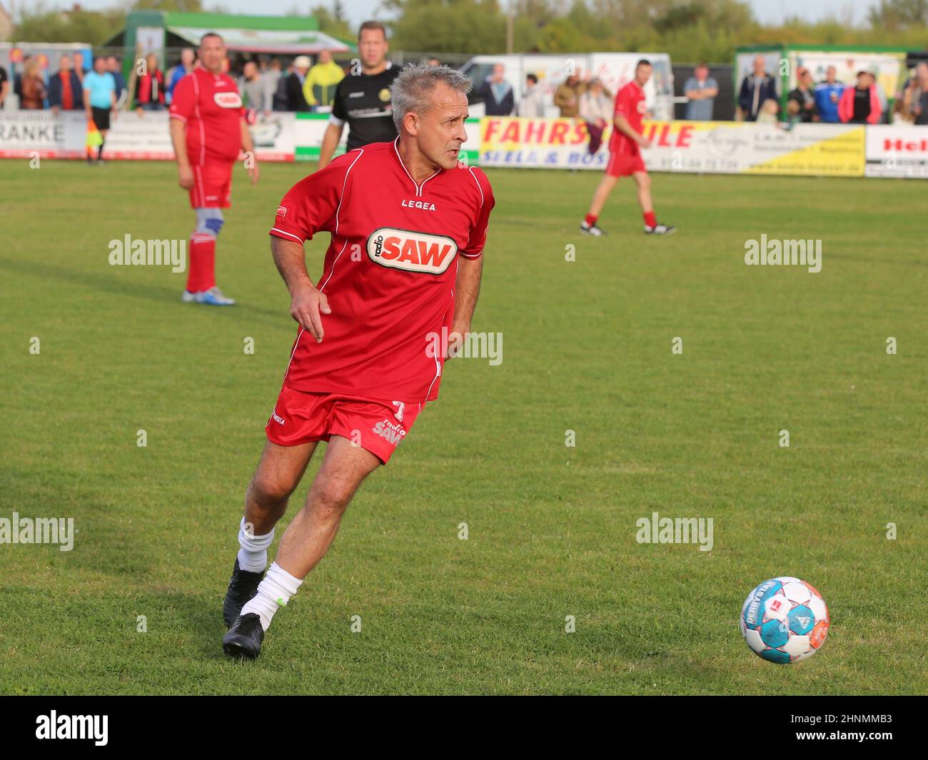 deutscher Fußballer Pierre Litti Littbarski Stock Photo