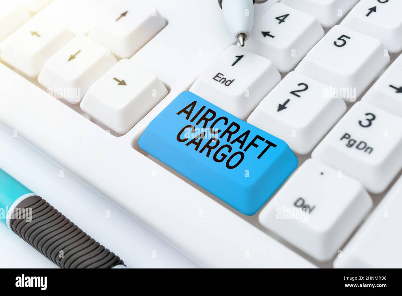 Handwriting text Aircraft Cargo, Word Written on Freight Carrier Airmail Transport goods through