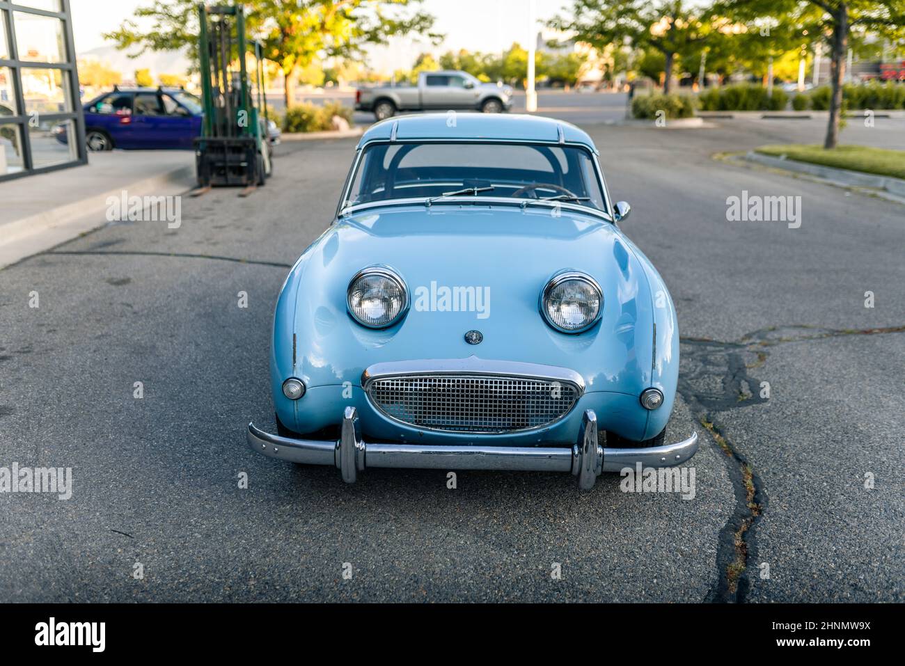 Classic Blue British Sports Car Stock Photo Alamy Classic Blue British Sports Car Stock Photo Alamy