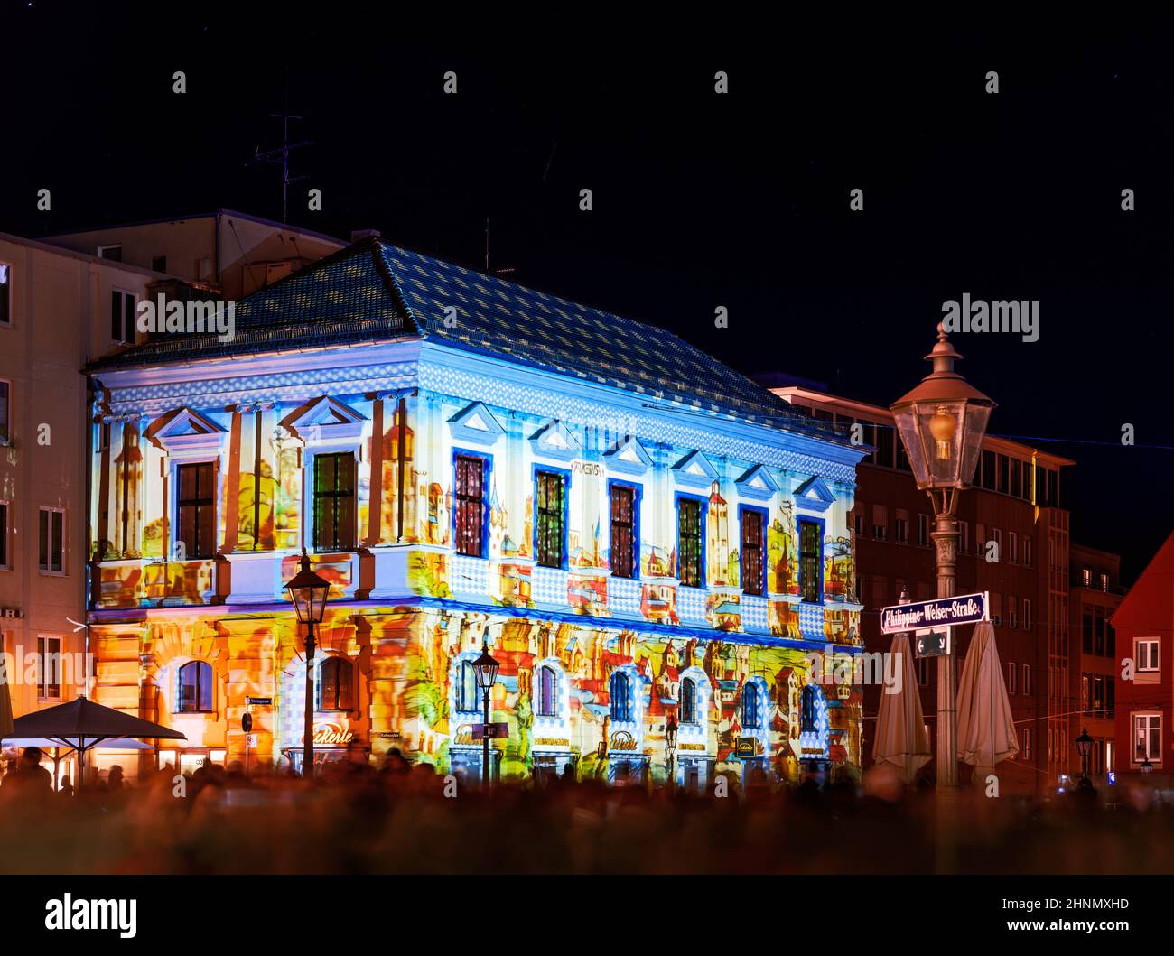 Festival of lights in Augsburg Stock Photo Alamy