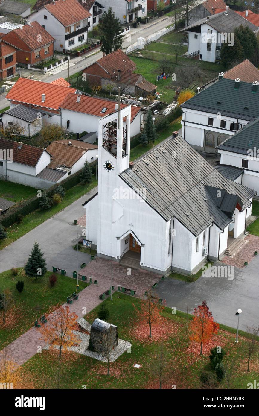 Church of the Saint Anne in Bjelovar, Croatia Stock Photo
