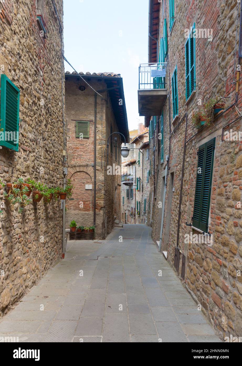 Passignano sul Trasimeno town view, Umbria, Italy Stock Photo