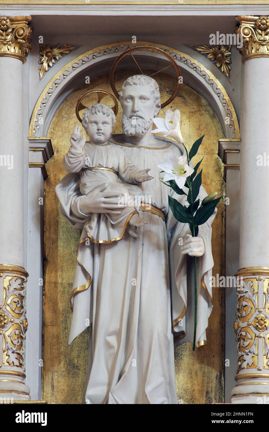 Saint Joseph, altar in the Cathedral of Saint Teresa of Avila in