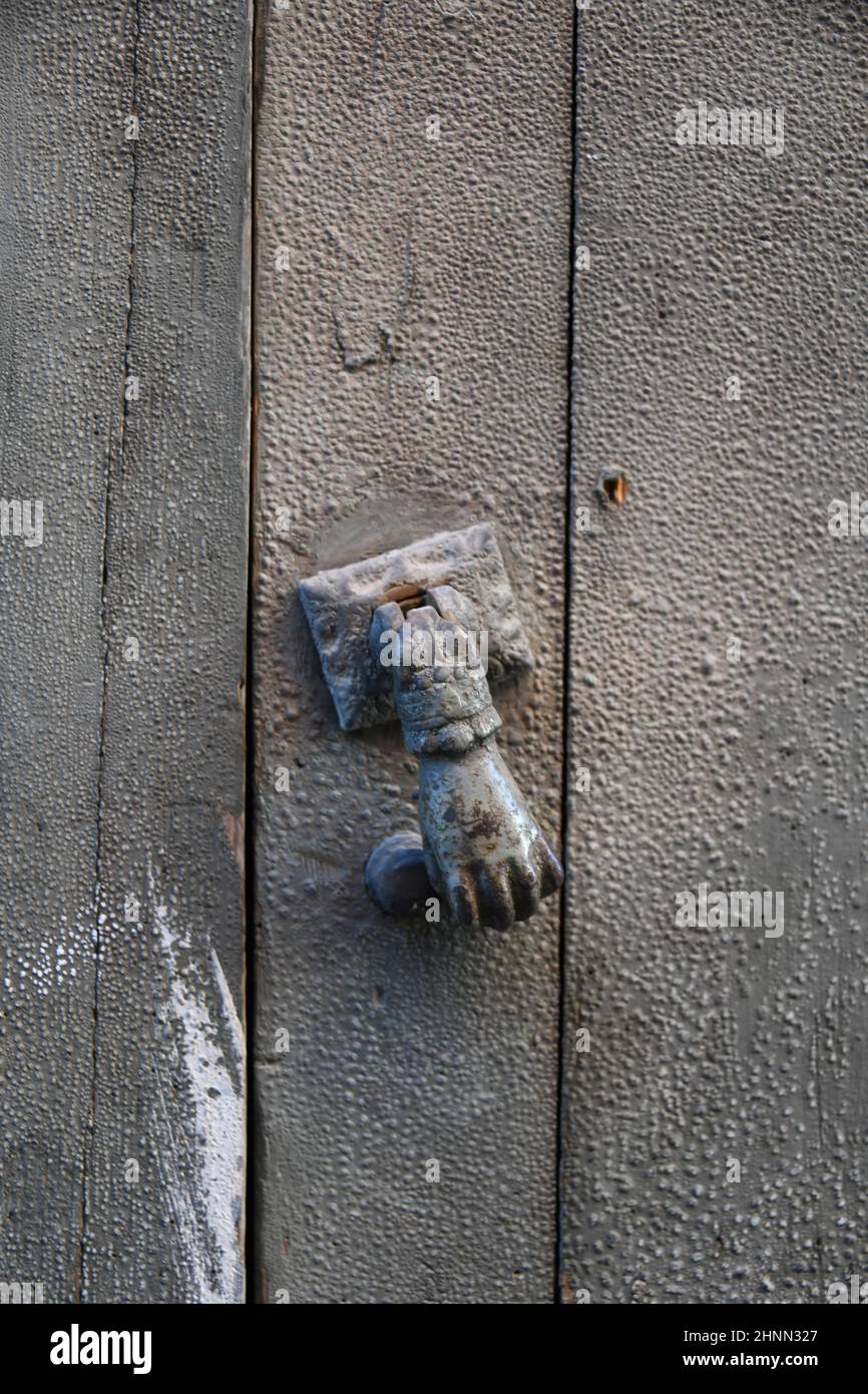 a doorknob in Requena, Valencia Province, Spain Stock Photo Alamy
