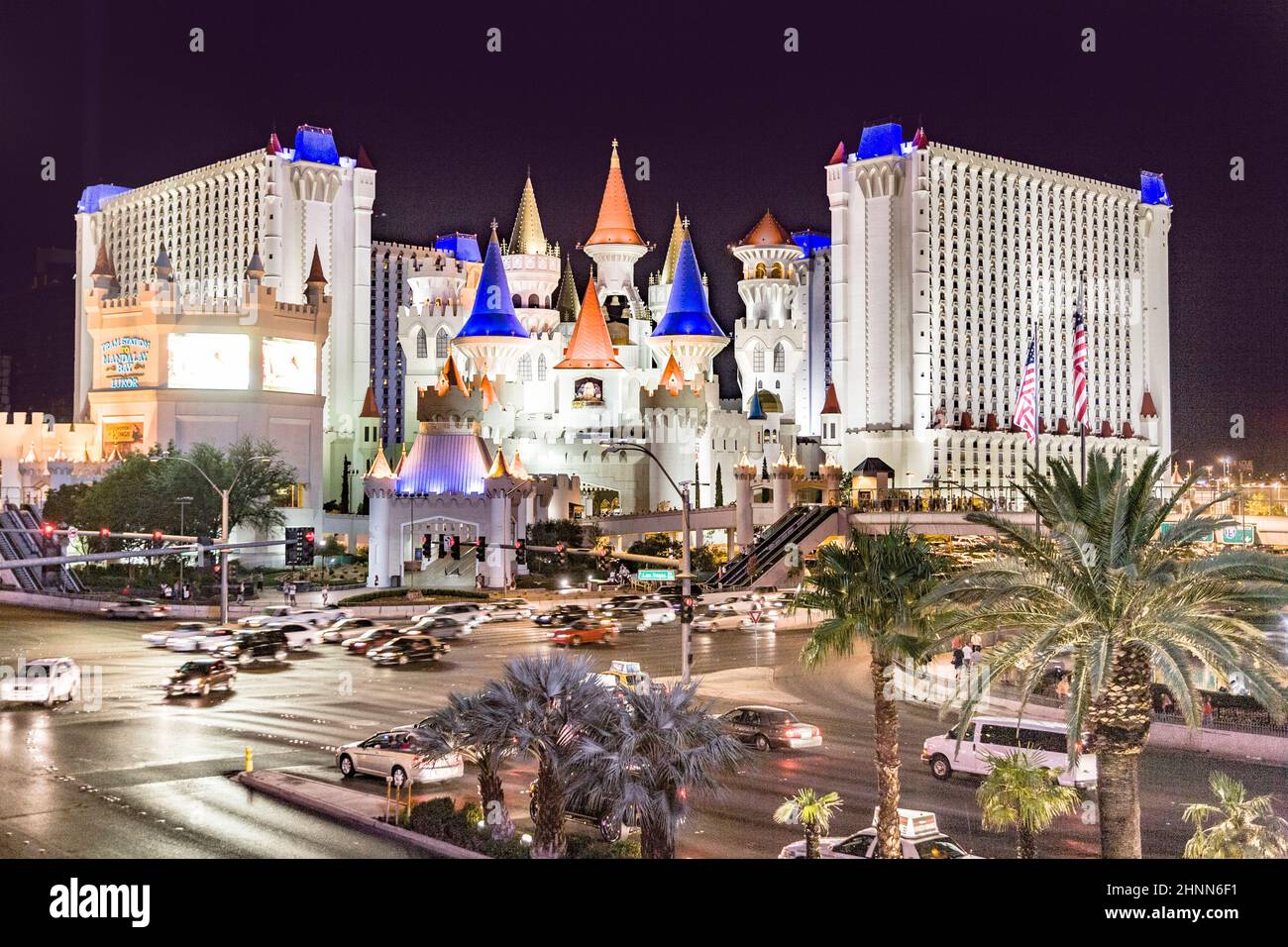Excalibur Hotel and Casino in Las Vegas Stock Photo