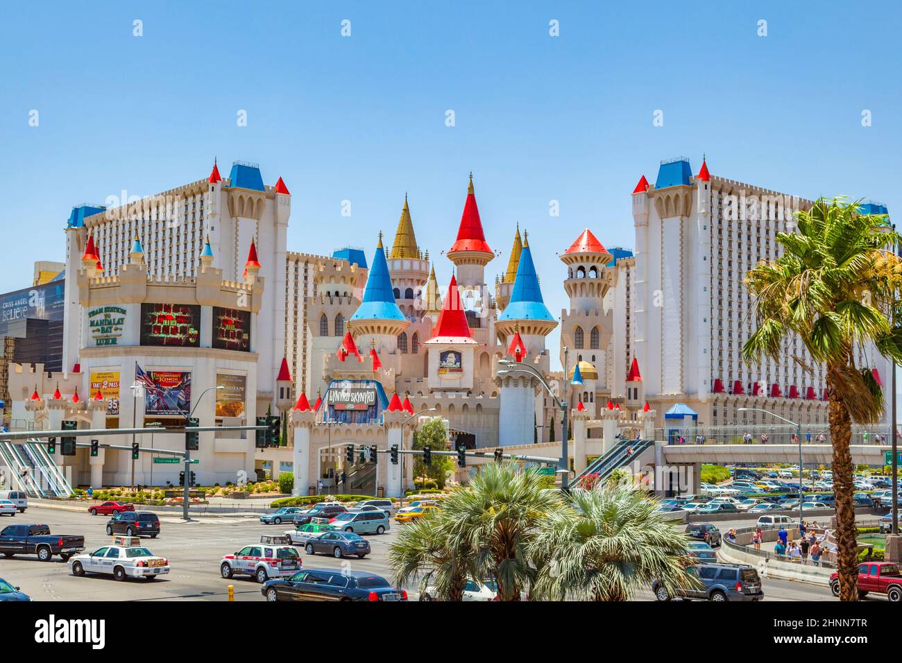 Excalibur Hotel and Casino  in Las Vegas, Nevada Stock Photo