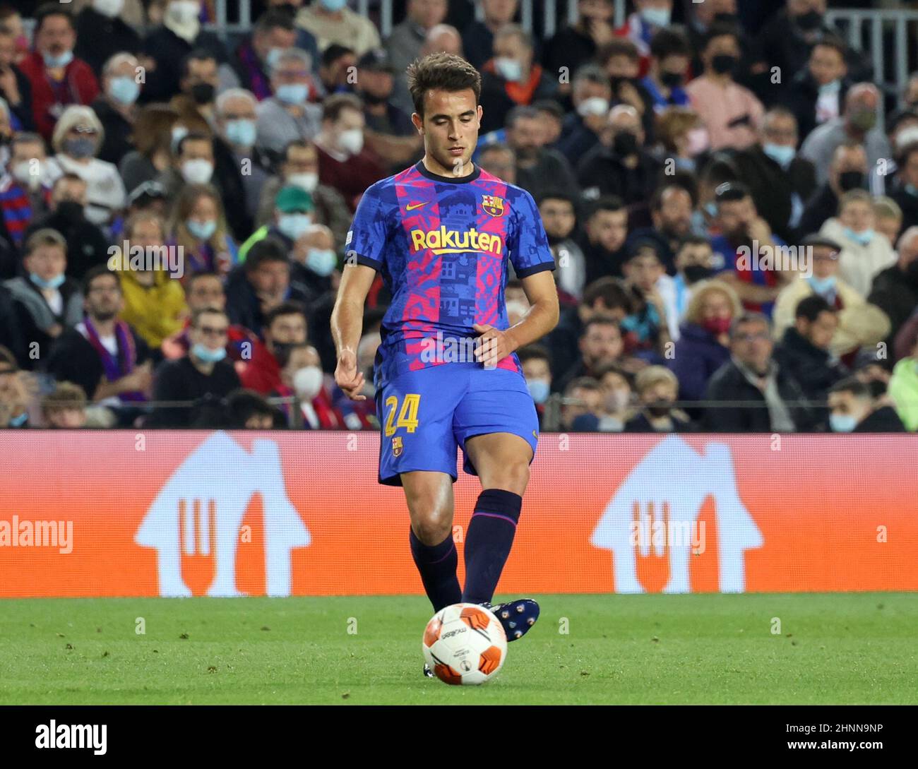 Barcelona, Catalogna, Espana. 17th Feb, 2022. During the Europa League