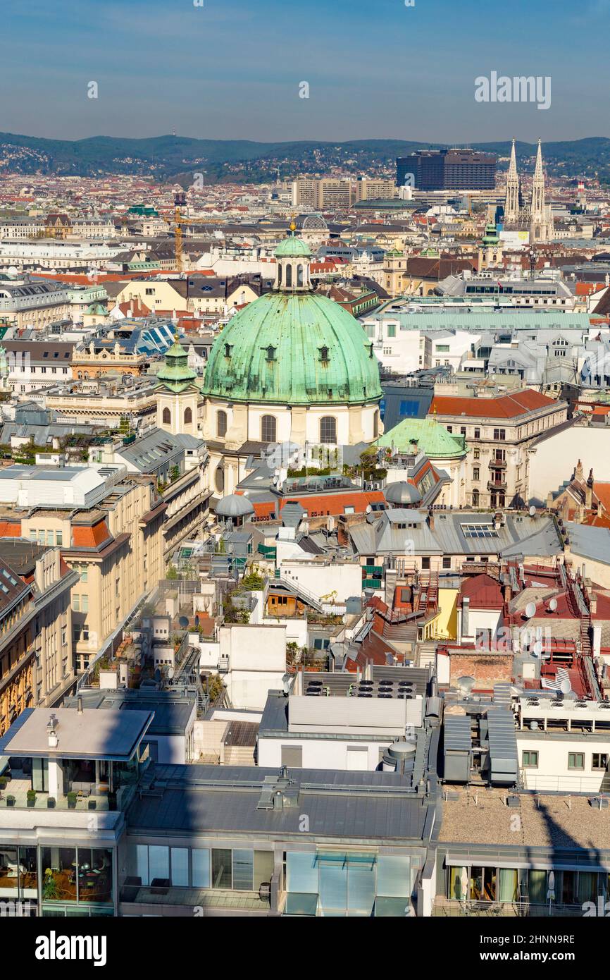 View of Vienna from the St.Stephan Cathedral Stock Photo - Alamy