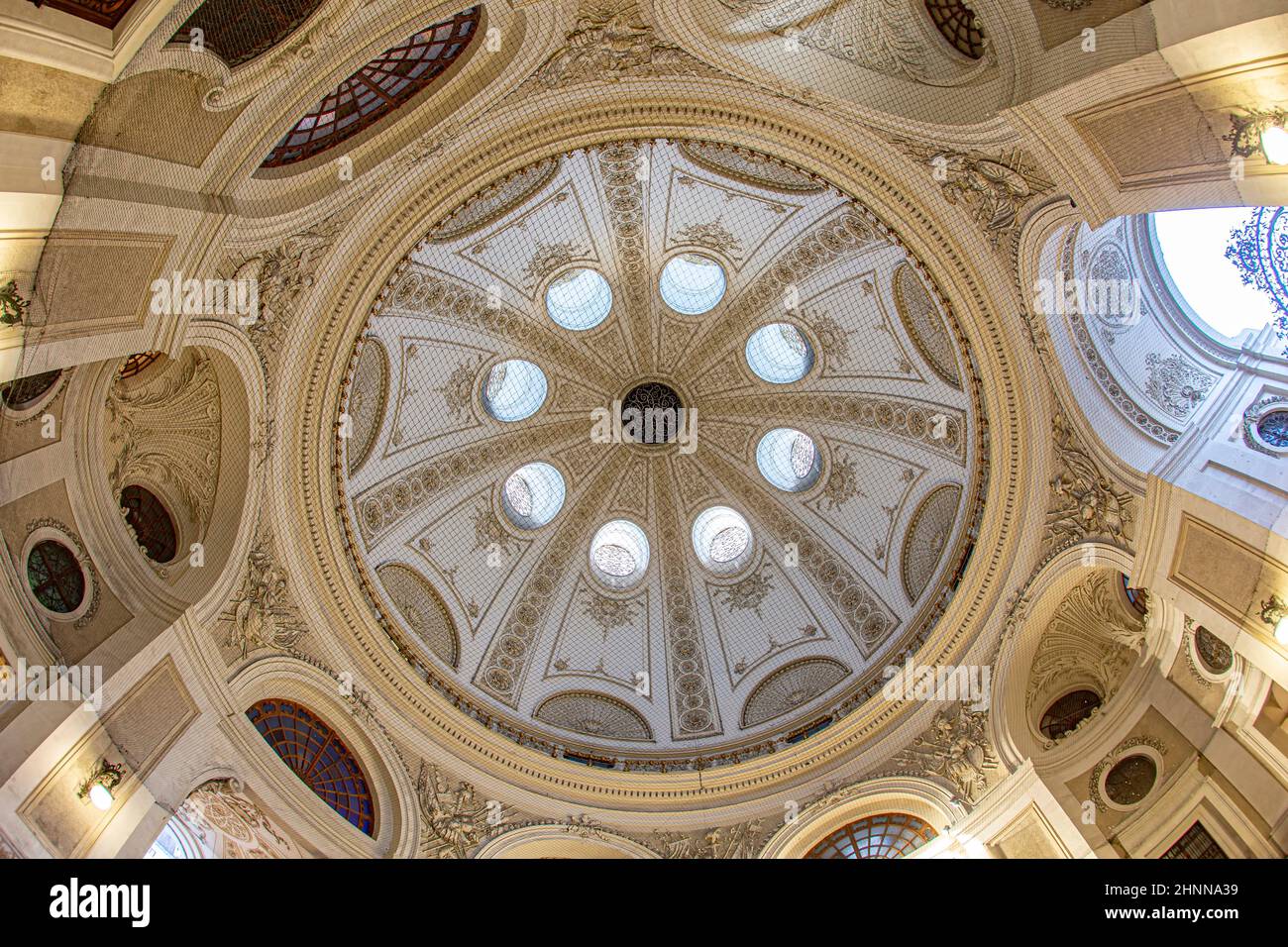 Dome or cupola of the Michaelertrakt of the Hofburg baroque palace complex Stock Photo Alamy