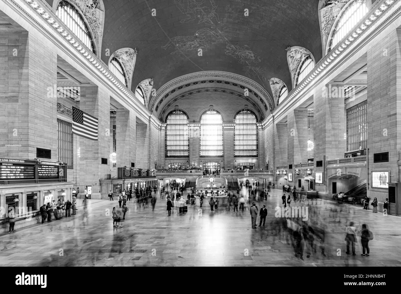 people at Grand Central Terminal, New York City Stock Photo