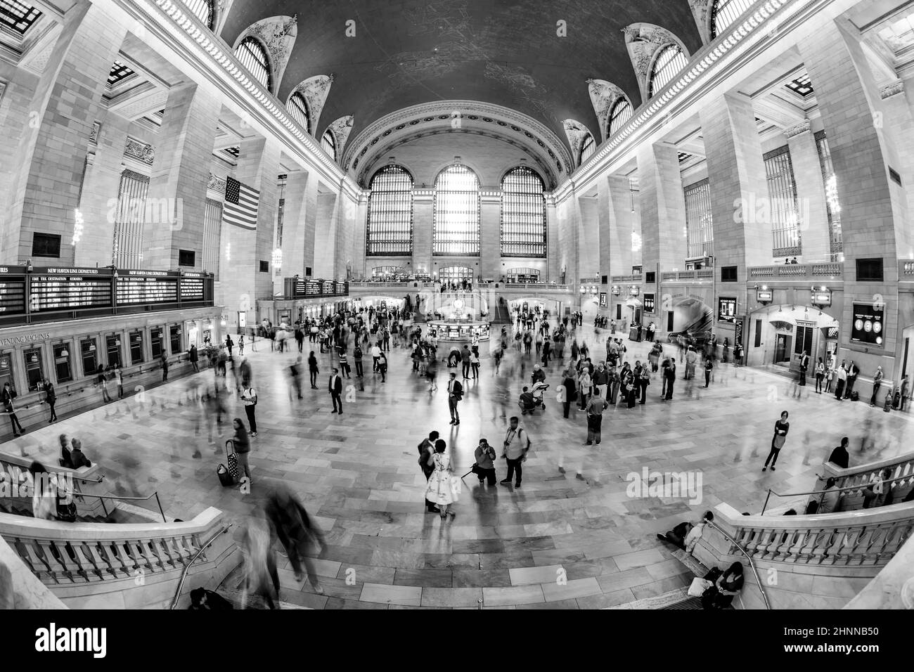 people at Grand Central Terminal, New York City Stock Photo