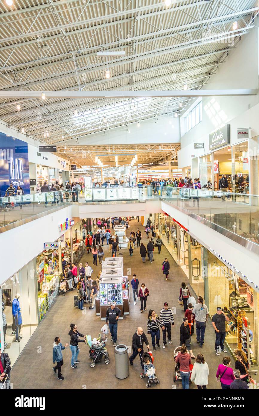 people enjoy shopping in the Mills at Jersey gardens shopping center in