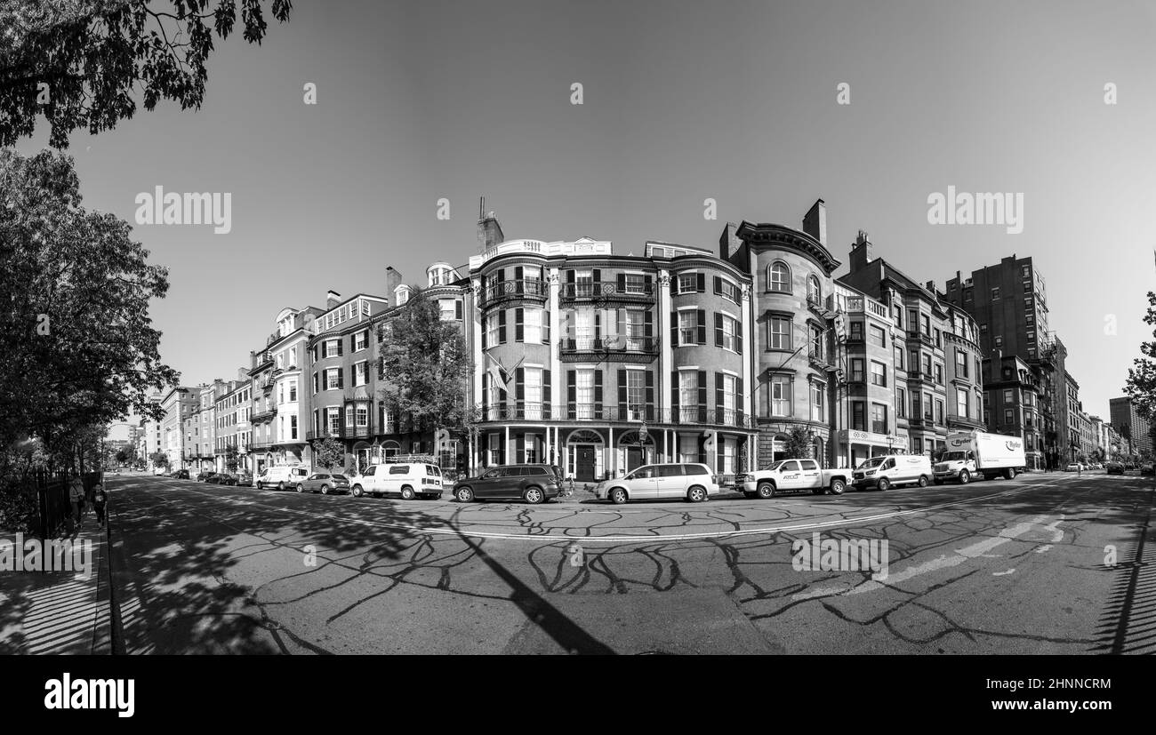 Historic houses street in Black and White Stock Photos & Images - Alamy
