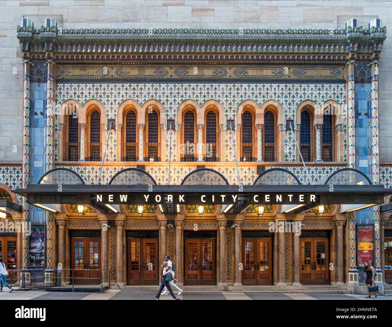 The New York City Center was designed by architect Harry P. Knowles and