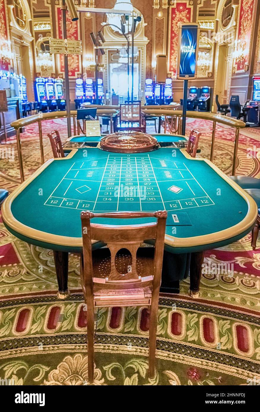 Interiors of Monte Carlo Casino, gambling and entertainment complex, Monaco Stock Photo Alamy