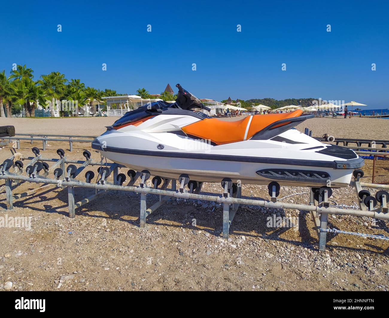 Personal watercraft or jet ski. High performance machine. Stock Photo