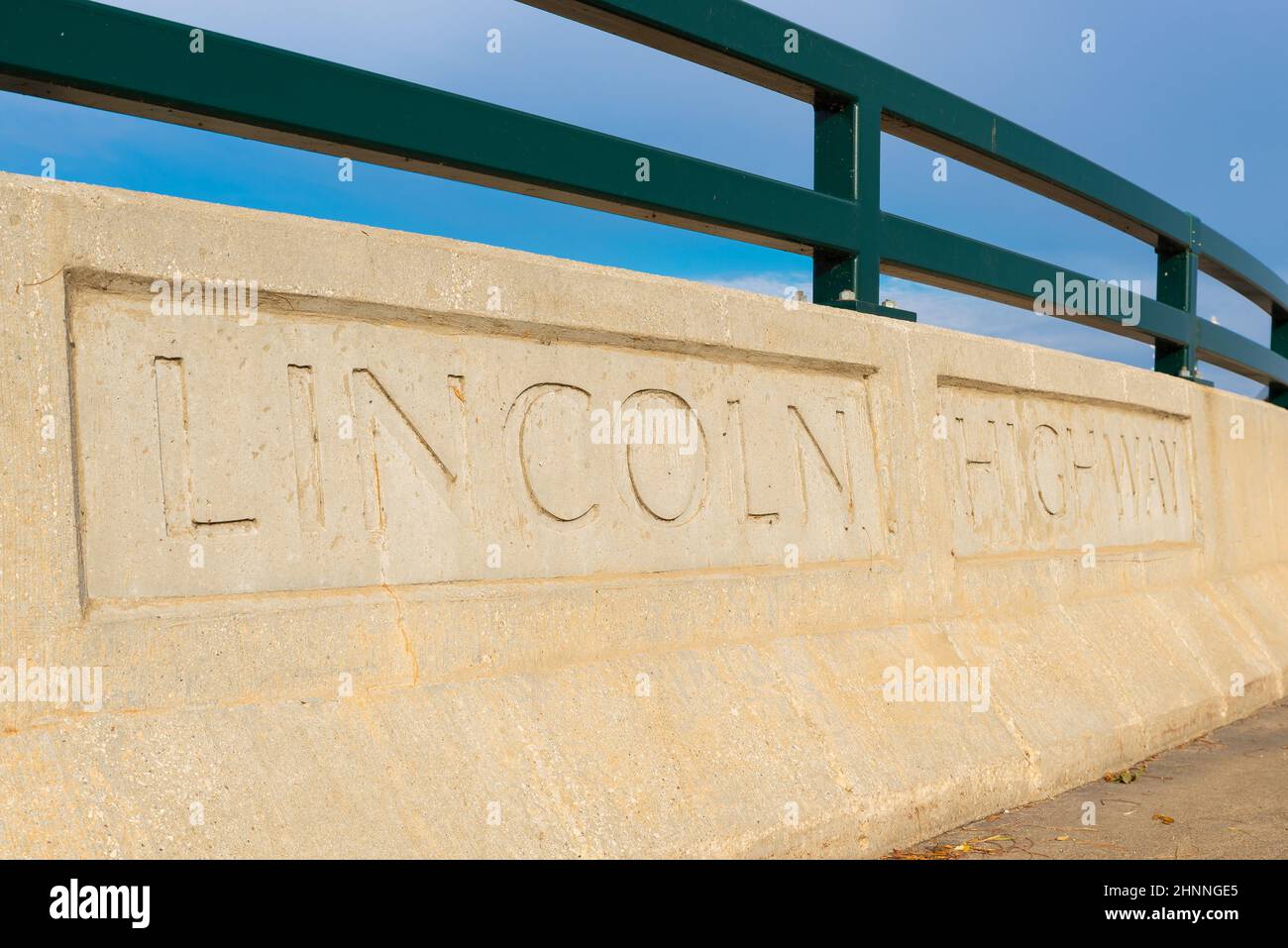 Section of the historic Lincoln Highway in Dixon, Illinois Stock Photo Alamy