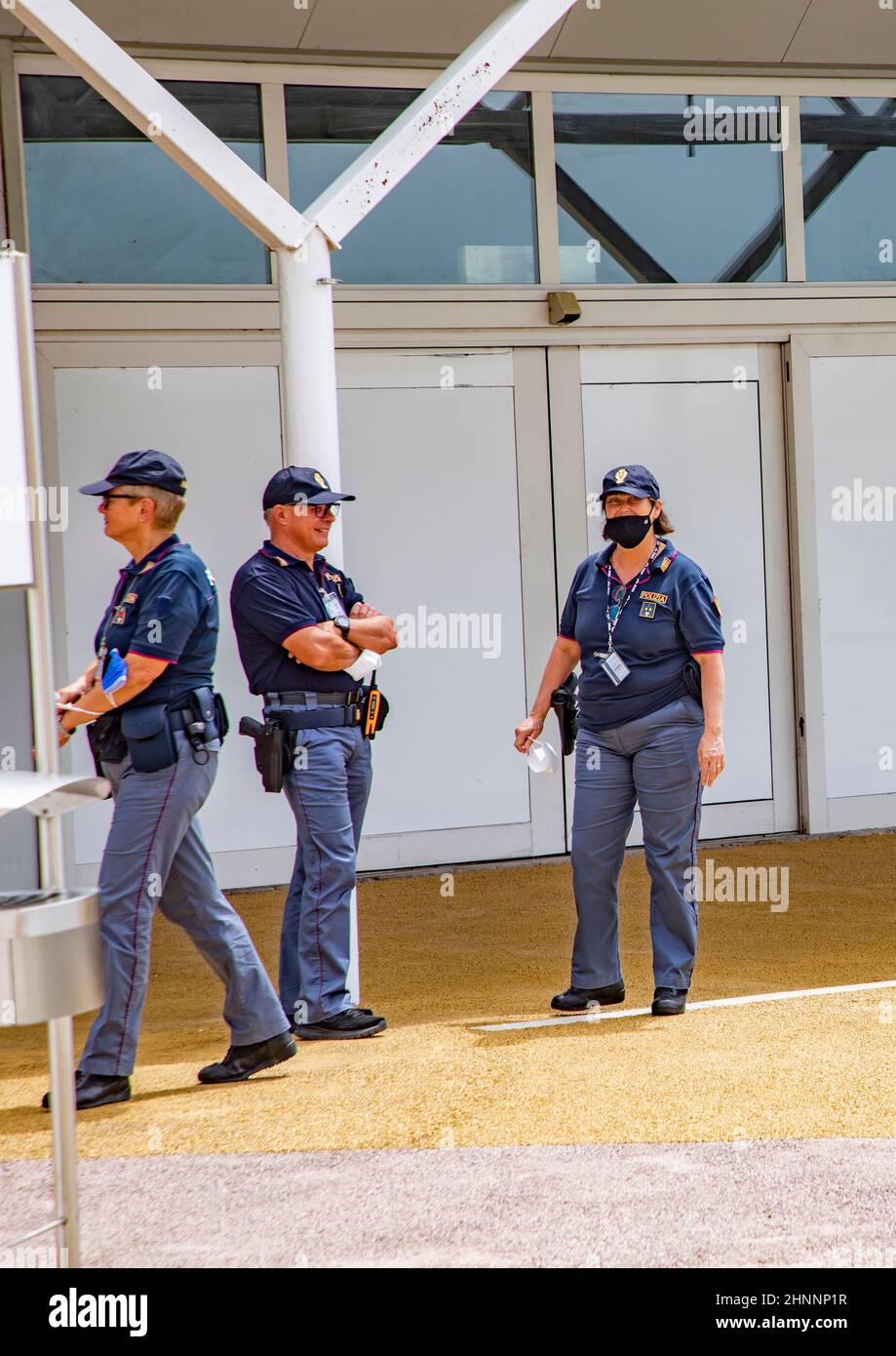 the airport Marco Polo in Venice is under specal observation by police