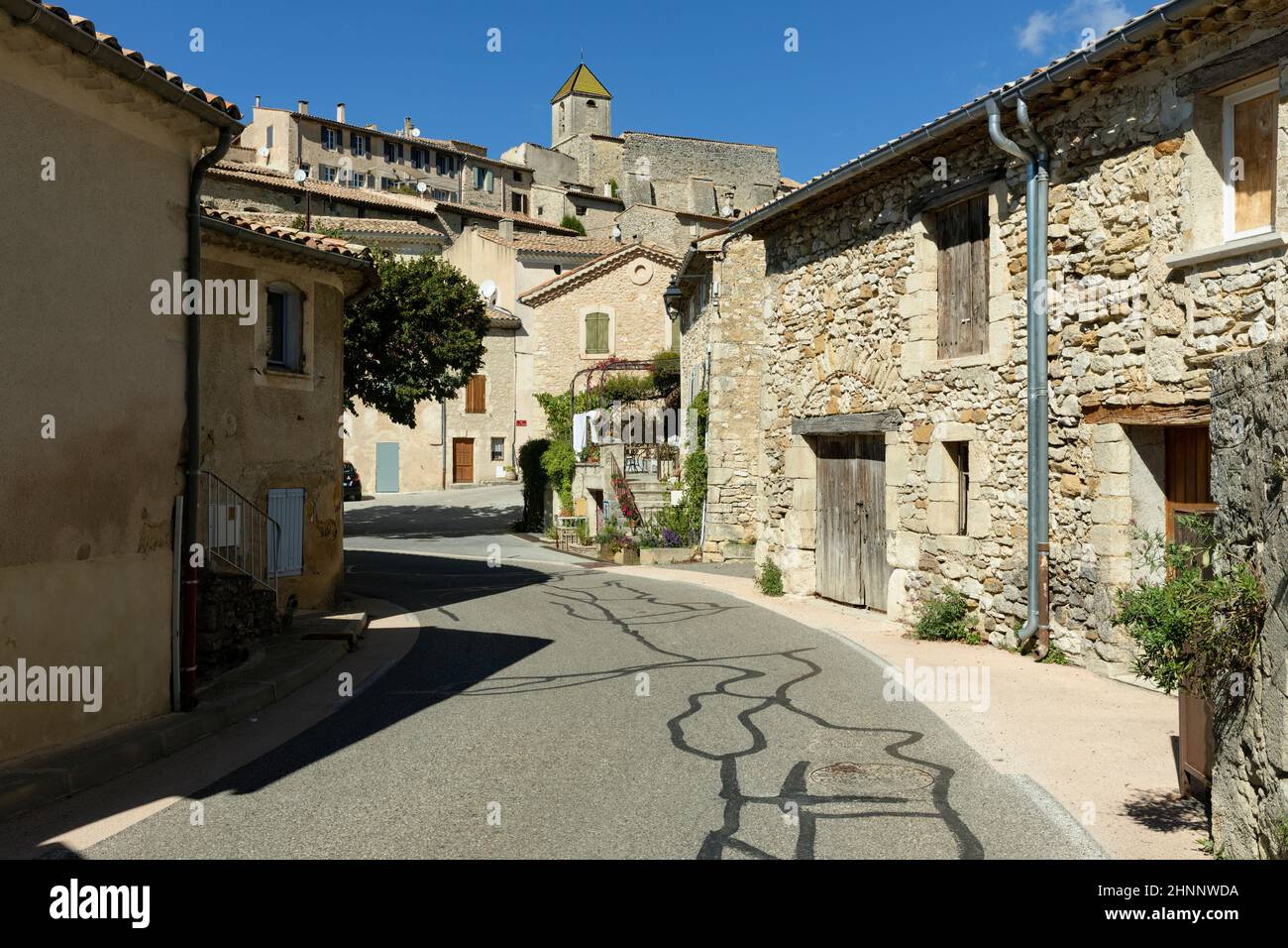 Historic village of Aurel in Départements Vaucluse, France Stock Photo