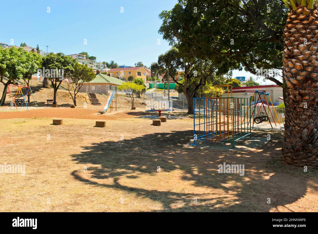 African playground in BoKaap, Cape Town Stock Photo Alamy