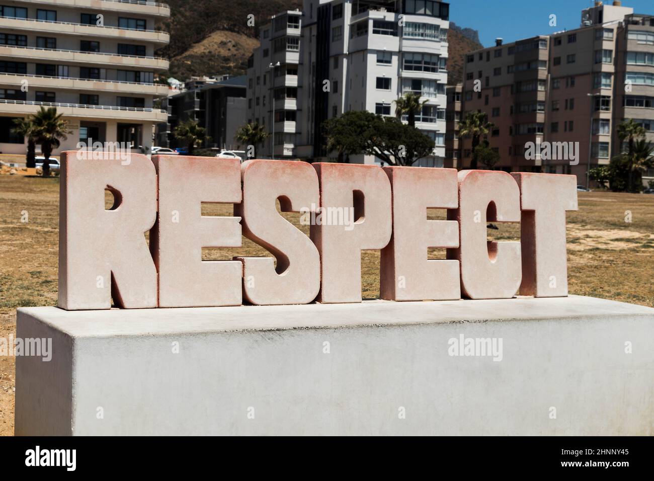 Respect, letterhead seat belt in Cape Town, South Africa, South Africa